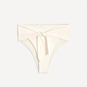 WeWoreWhat Riviera Off White Bikini Bottom XS